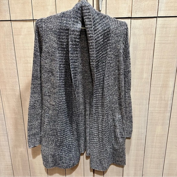Barefoot Dreams Cardigan Womens Size Small Blue Gray Montecito CozyChic Lite‎ - Picture 2 of 5